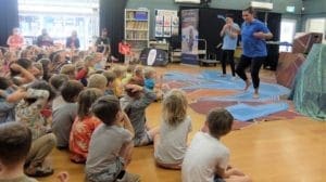 Quintilian School watching a performance by Yirra Yaakin | Bilya Kaatijin | Primary School Learning | Aboriginal & Torres Strait Islander Histories and Cultures
