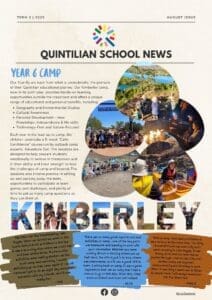Year 6 Kimberley Camp 2025 NEWSLETTER | AUGUST 2025 1
